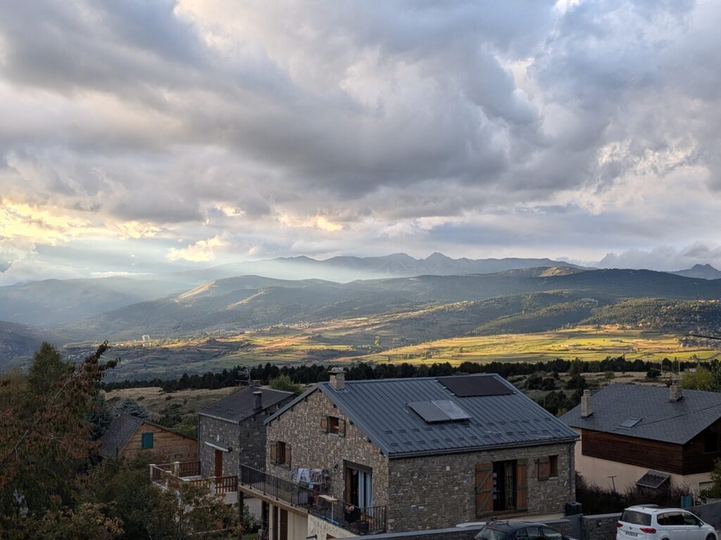 Vue du chalet